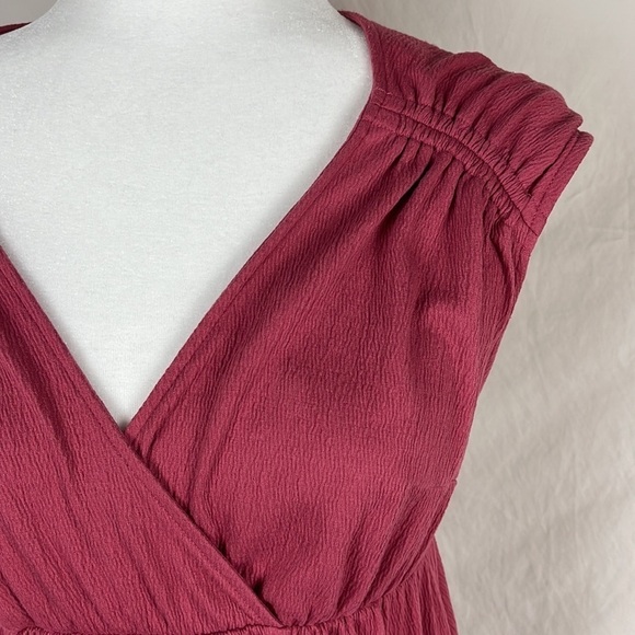 Isabel Maternity Pink Empire Waist Midi Dress - Picture 4 of 7